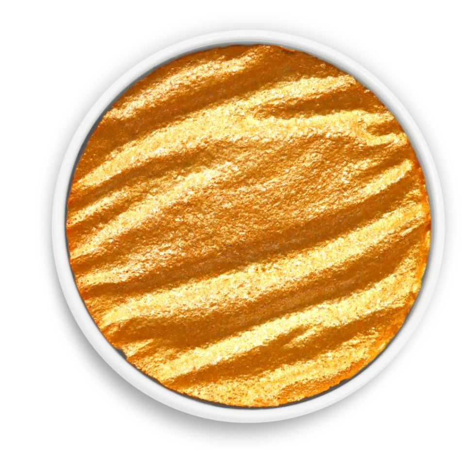 Coliro Pearlcolors Finetec Watercolor Pan Buttercup NEW COLOR